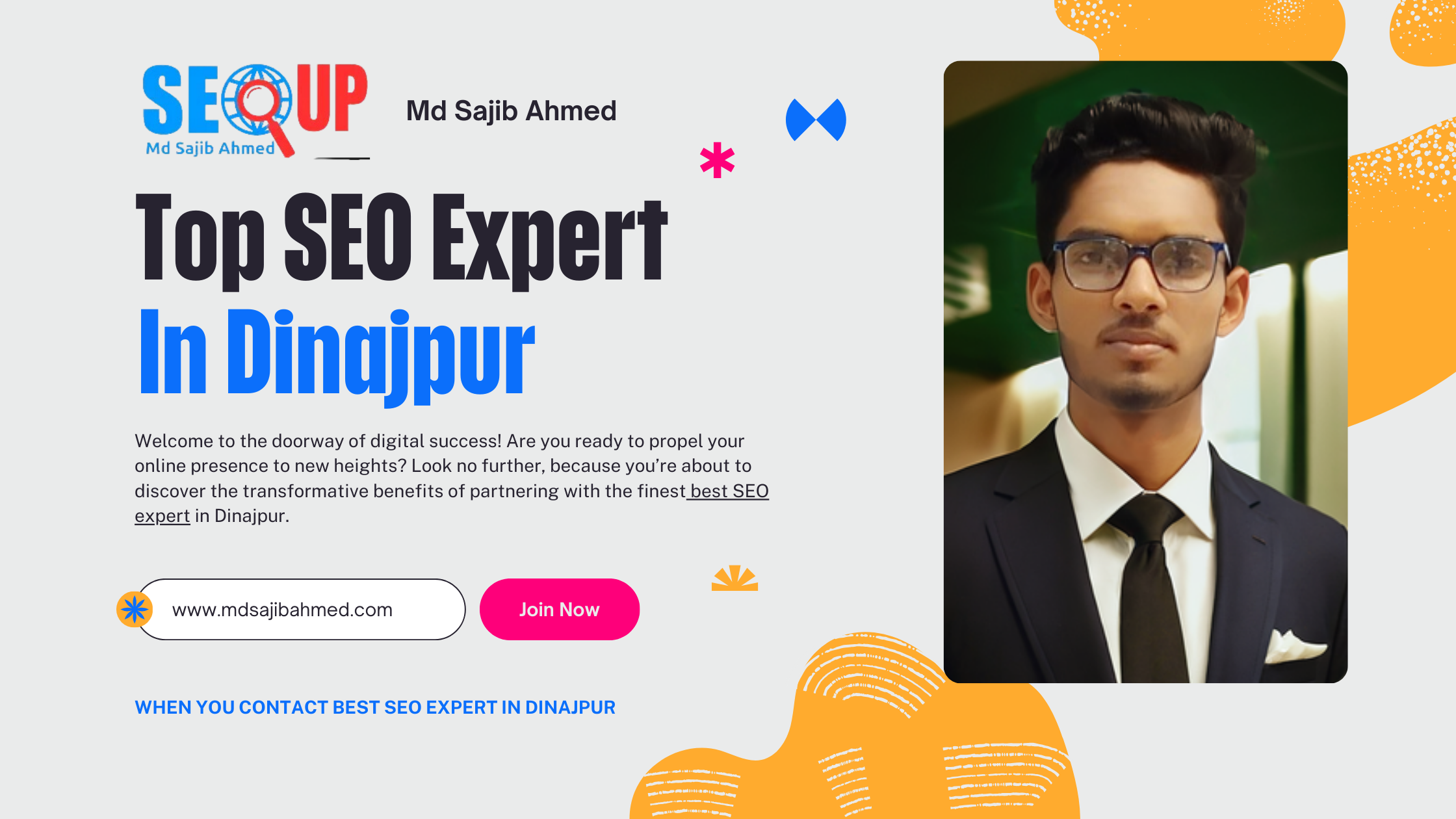 Best SEO Expert in Dinajpur - Md Sajib Ahmed